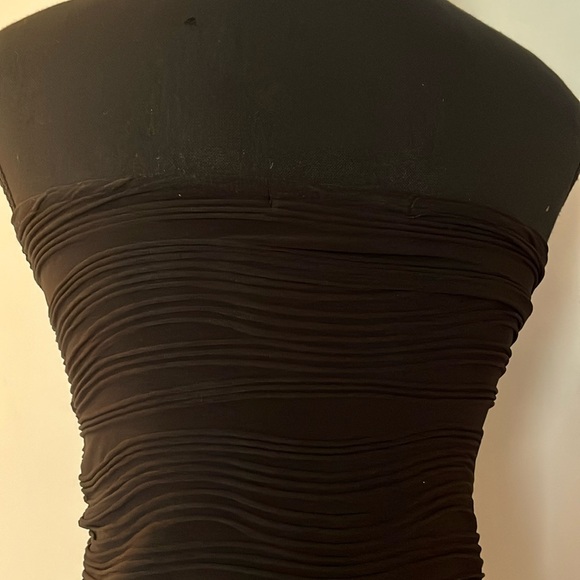 BOOHOO | Textured Sweetheart Mini Dress Sz US 6 - Picture 5 of 6